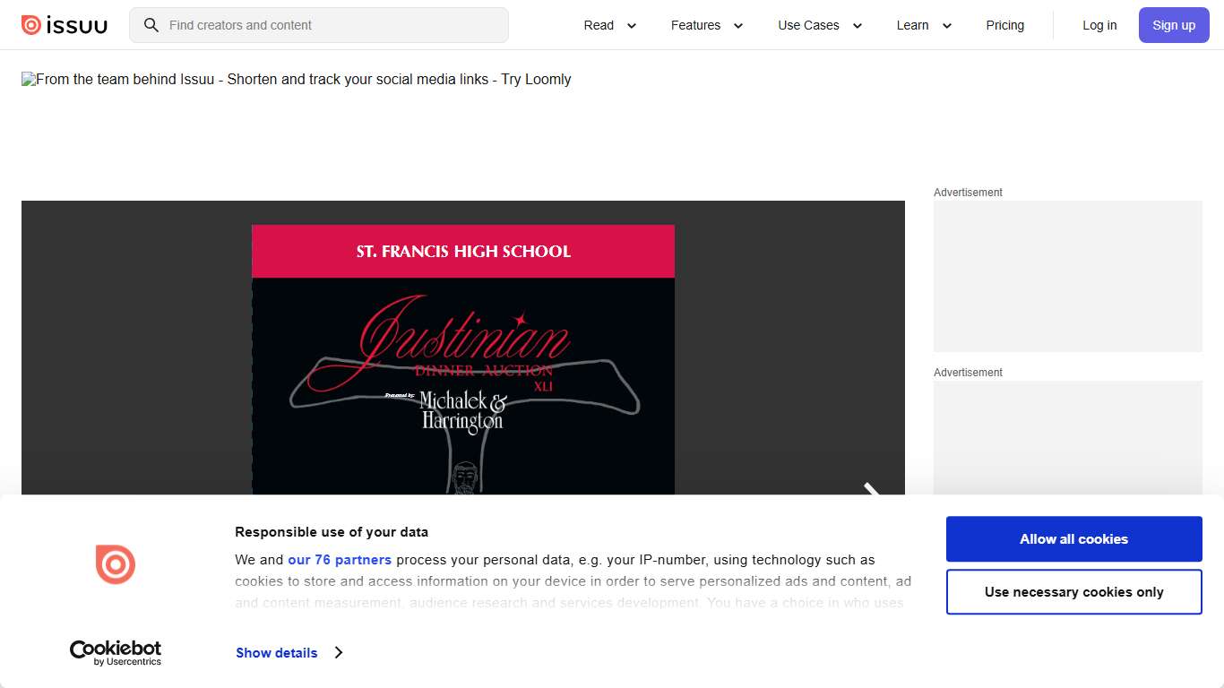 St. Francis High School Justinian XLI by Sue Schaffstall - Issuu